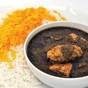 چلو قلیه ماهی