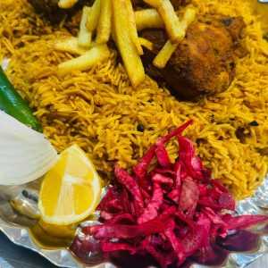 بریانی عربی+مرغ